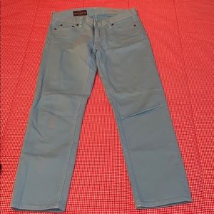 Jcrew cropped matchstick denim